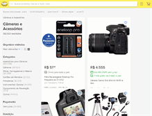 Tablet Screenshot of cameras.mercadolivre.com.br