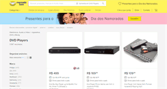 Desktop Screenshot of dvd-players.mercadolivre.com.br
